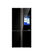 Haier Twin Door Series Side By Side Smart Refrigerator Black (HRF-758 SIBGU1) With Free Delivery On Installment By Spark Tech