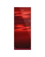 Kenwood Sapphire Glass Door Freezer-On-Top Refrigerator 15 Cu.Ft Maroon (KRF-25557) - ISPK