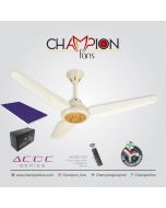 Champion CR (AC-DC Ceiling Fan Inverter Hybrid) Remote Control Copper Winding 56 inches