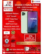 DCODE CYGNAL 2 PRO (4GB + 3GB EXTENDED RAM & 128GB ROM) On Easy Monthly Installments By ALI's Mobile