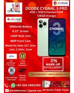 DCODE CYGNAL 3 PRO (4GB+4GB EXTENDED RAM & 128GB ROM) On Easy Monthly Installments By ALI's Mobile