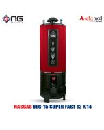 NasGas DEG-15 Super DLX Fast Heating Electric Plus Gas Geyser 15 Gallon 12 x 14 Water Tank On Installments