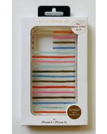 Apple iPhone X, Xs Rifle Paper Co. Clear Happy Stripes Case/Cover - US Imported