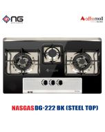 Nasgas DG-222 BK Steel Top Built In Hob Autoignition non stick paint coated Non Installments