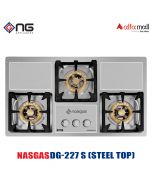 Nasgas DG-227 S Steel Top Built In Hob Autoignition non stick paint coated Non Installments