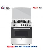 Nasgas DG-430 Single Door Cooking Range 30 inch Tempered Front Glass Non Installments