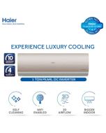Haier HSU-12HFPAA Pearl Inverter Series 1 Ton DC Inverter UPS Enabled Self Cleaning WiFi Enabled Turbo Cooling Golden Without Installments