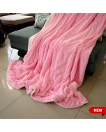 double-bed-sherpa-blanket-and-cushions-pink