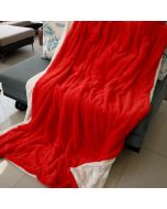 double-bed-sherpa-blanket-and-cushions-red
