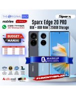 Sparx Edge 20 Pro 8GB RAM 256GB Storage | PTA Approved | 1 Year Warranty | Installment - The Original Bro