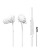 Joyroom Half In-Ear Wired Earbuds (JR-EW02)-White - Non Installments - ISPK-0146