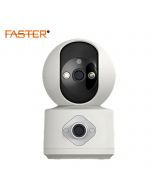 FASTER A40 SMART HD WIFI 4 MP CAMERA INDOOR & OUTDOOR SECURITY SURVEILLANCE DUAL LENS SCREEN 360° VIEW WITH MOTION DETECTION AUTO TRACKING, NIGHT VISION - ON INSTALLMENT