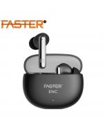 FASTER E22 WIRELESS EARBUDS ENC MIC, TWS GAMING EARBUDS WITH NOISE REDUCTION (Black) - Premier Banking