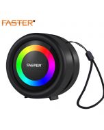 FASTER S61 Mini Speaker RGB Wireless Speaker Compact and Wireless Bluetooth Speaker for PC & Mobile, USB Portable Speaker Rechargeable. High Sound Quality - Mini Bluetooth Wireless Speaker, BT Speaker - ON INSTALLMENT