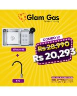 Combo 12 Mega Madness Sale: Lifestyle 12 Kitchen Sink & Faucet B-12 Flat 30% OFF