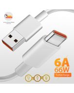 USB Type C Cable, 100% Original USB A to USB C All Android Mobile Phones Charging & Data Transfer Cable Whit-BULK OF (350) QTY