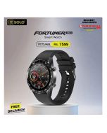 YOLO Fortuner PRO BT Calling Smart Watch 1.32 Inches HD Display Heart Rate Sensor SpO2 Monitor Music Playback Built-in Speaker and Microphone - ON INSTALLMENT