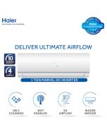 Haier HSU-12HFM 1 Ton DC Inverter Marvel Series Heat & Cool WiFi Smart Turbo Cooling UPS Enabled Without Installments