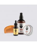 Gold Starter Beard Grooming Kit