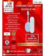 GOOGLE CHROME CAST WITH GOOGLE TV - 4K On Easy Monthly Installments By ALI's Mobile