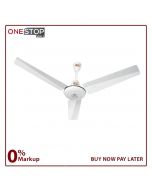 GFC Deluxe Double Plus AC DC 56 Inch Ceiling Fan Energy Efficient Electrical Non Installments Organic