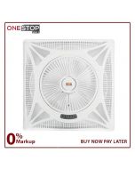 GFC False Ceiling Fan 16 inch 2x2 Fitting Remote Control On Installments By OnestopMall
