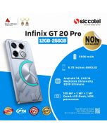 Infinix GT 20 Pro 12GB-256GB | 1 Year Warranty | PTA Approved | Non Installment By Siccotel