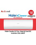 Haier Candy 1.5 Ton  Heat & Cool DC Inverter CSU-18HP (Installment) - QC