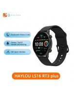 HAYLOU Solar Plus RT3 Smart Watch LS16 1.43 Inches AMOLED Display Health Detection IP68 Waterproof Sports Bluetooth Phone Call Watch (BLACK) - ON INSTALLMENT