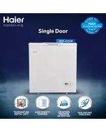 Haier HDF-245 Single Door Deep Freezer 9 Cubic Feet With Official Warranty On 12 month installment with 0% markup