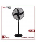 Pak Fan Pedastal AC/DC 24 Inch Energy Efficient Durable Motor Rustproof Strong Body Other Bank BNPL