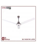 Super Asia Jazz Model 56 Inch Ceiling Fan High Pressure Die Casted Aluminum Body Prepared on CNC Machines On Installments By OnestopMall