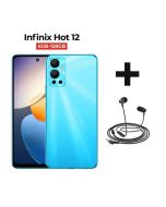 Infinix Hot 12 - 6GB RAM - 128GB ROM - Origin Blue - 5000mah - (Installments) + Free Handsfree