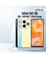 Infiinix Hot 40i 8GB RAM 128GB Storage | PTA Approved | 1 Year Warranty | Installments Upto 12 Months - The Game Changer