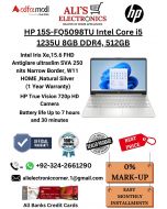 HP 15S-FQ5098TU Intel Core i5 1235U 8GB DDR4, 512GB LAPTOP On Easy Monthly Installments By ALI's Electronics
