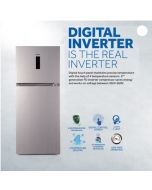 Haier Inverter Metal Door Refrigerator HRF 398 IBSA - Installments