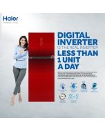 Haier Digital Inverter Refrigerator HRF 368 IDB/IDR (With Turbo Fan) - Installments