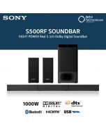 SONY HT-S500RF SONY SOUND BAR 1000W BY INOVI TECHNOLOGIES