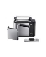 Braun IDCollection Toaster 1000W (HT 5015) Stainless Steel With Free Delivery On Installment By Spark Technologies.