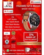 HUAWEI GT3 46mm (Leather Brown) Smart Watch Android & IOS Supported For Men & Women On Easy Monthly Installments By ALI's Mobile