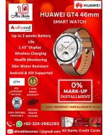 HUAWEI GT4 46mm (Leather Brown) Smart Watch Android & IOS Supported For Men & Women On Easy Monthly Installments By ALI's Mobile