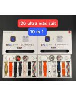 I20 Ultra Max With AirPods2 Bonus | 10 In 1 Smartwatch Bundle Ultra Large Screen -  ON INSTALLMENT