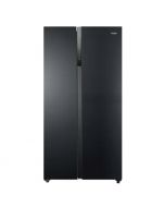 Haier Side by Side Door Inverter Series 22 CFT Refrigerator HRF-622 IBG Black With Free Delivery On Installment By Spark Technologies.