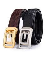 100% Genuine Cow Leather Textured Belt for Men | Turning buckle two sided belt |Leather Belt for Men | Export Quality. BULK OF (57) QTY