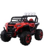 Road King Rechargeable Battery Operated Ride on Car Jeep for Kids Baby with R/C Children Car Age 2 to 12 Years