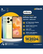 Infinix Hot 40i 8GB-128GB | 1 Year Warranty | PTA Approved | Monthly Installments By ALLTECH Upto 12 Months