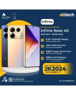 Infinix Note 40 8GB-256GB | 1 Year Warranty | PTA Approved | Monthly Installments By ALLTECH Upto 12 Months