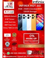 INFINIX HOT 30I (8GB+8GB EXTENDED RAM & 128GB ROM) On Easy Monthly Installments By ALI's Mobile