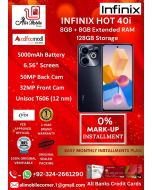 INFINIX HOT 40i (8GB RAM AND 128GB ROM) On Easy Monthly Installments By ALI's Mobile