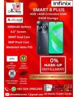 INFINIX SMART 8 PLUS (4GB RAM AND 64GB ROM) On Easy Monthly Installments By ALI's Mobile